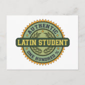 authentieke Latijnse student Briefkaart (Voorkant)