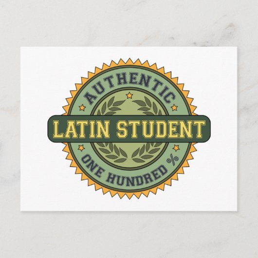 authentieke Latijnse student Briefkaart (Voorkant)