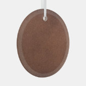 Authentieke lederen textuur, echte achtergrond. glas ornament (Voorkant Rechts)