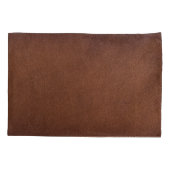 Authentieke lederen textuur, echte achtergrond. kussensloop (Achterkant)