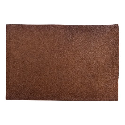 Authentieke lederen textuur, echte achtergrond. kussensloop (Achterkant)