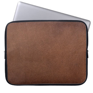 Authentieke lederen textuur, echte achtergrond. laptop sleeve