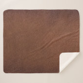 Authentieke lederen textuur, echte achtergrond. sherpa deken (Voorkant (horizontaal))