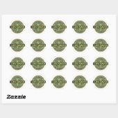 Authentieke Life Saver Ronde Sticker (Vel)