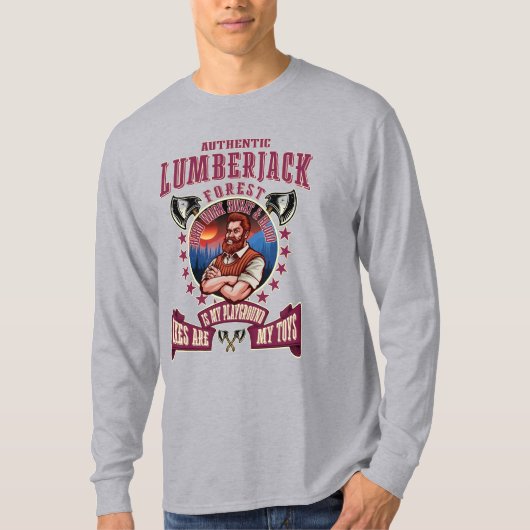 AUTHENTIEKE LUMBERJACKASSEN T-SHIRT (Voorkant)