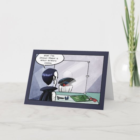 Authentieke Make-up Dracula Kaart (Voorkant)