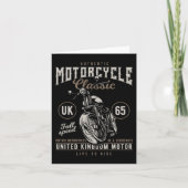 Authentieke Motor Klassieker Kaart (Voorkant)