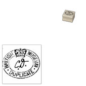 Authentieke  Museumzegel Journaling Rubberstempel (Gestempeld)