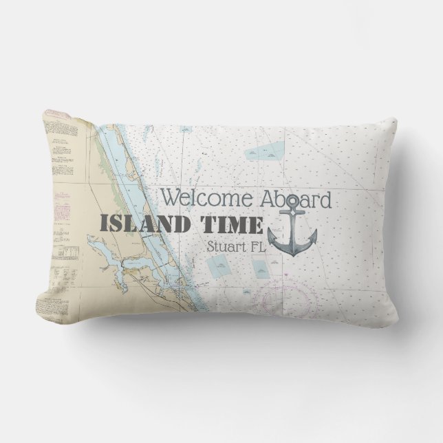 Authentieke nautische ontvangst aan boord + bootna buitenkussen (Voorkant)