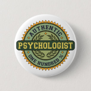 Authentieke psycholoog ronde button 5,7 cm