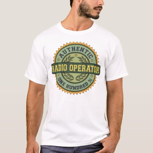Authentieke radio Operator T-shirt (Voorkant)