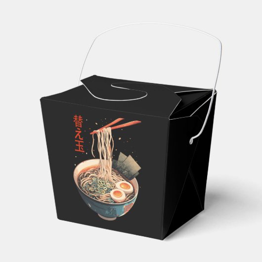 Authentieke Ramen Bowl Art Favoriet Box Bedankdoosjes (Voorkant Zijde)