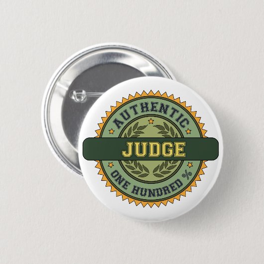 Authentieke rechter ronde button 5,7 cm (Voorkant /achterkant)