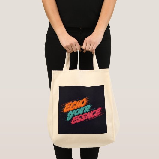 "Authentieke resonantie" Tote Bag (Voorkant (product))