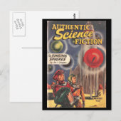 Authentieke Science fiction 023 (1952.Hamilton) Briefkaart (Voorkant / Achterkant)