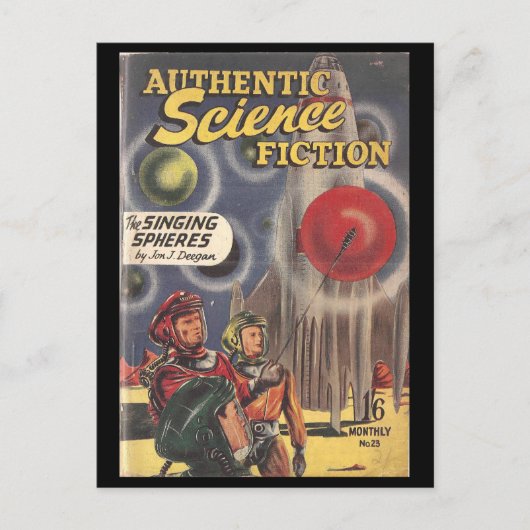 Authentieke Science fiction 023 (1952.Hamilton) Briefkaart (Voorkant)