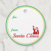 Authentieke Sinterklaas luchtpostzegel Bedankjes Labels (Achterkant)