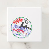 Authentieke Sinterklaas luchtpostzegel Bedankjes Labels (In situ)