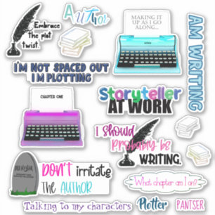 Authentieke stickers 8x8