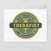 Authentieke Therapist Briefkaart (Voorkant)