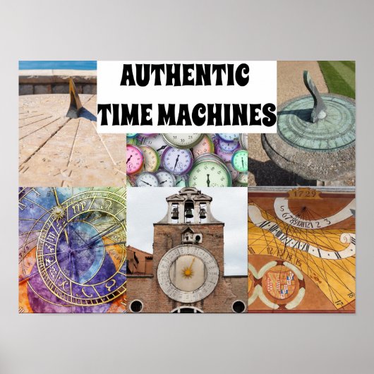 Authentieke Tijdmachines Poster (Voorkant)