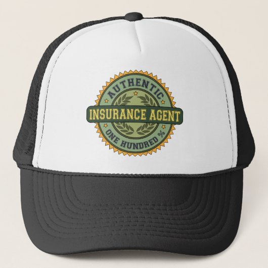 Authentieke Verzekeringsagent Trucker Pet (Voorkant)