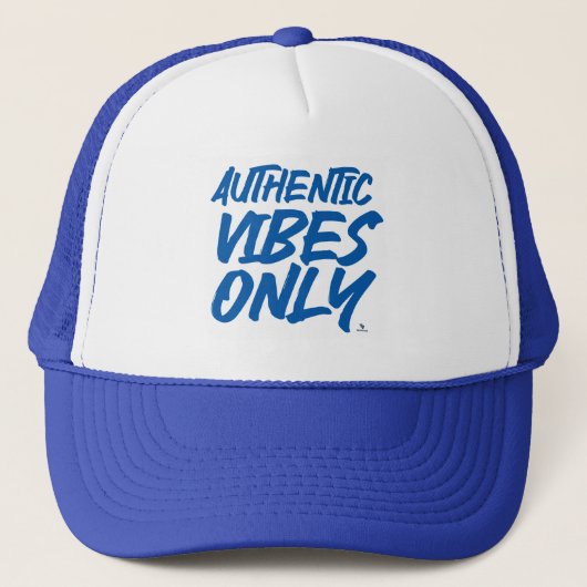 Authentieke Vibes Alleen Epic Slogan Ontwerp Trucker Pet (Voorkant)