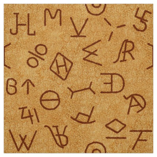 Authentieke Wild West rundvee merken Stof (Swatch)