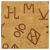 Authentieke Wild West rundvee merken Stof (Close Up)