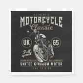 Authentiële motorfietsklassiek servet (Voorkant)