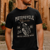 Authentiële motorfietsklassiek t-shirt