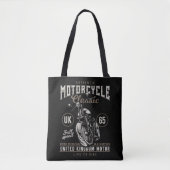 Authentiële motorfietsklassiek tote bag (Voorkant)