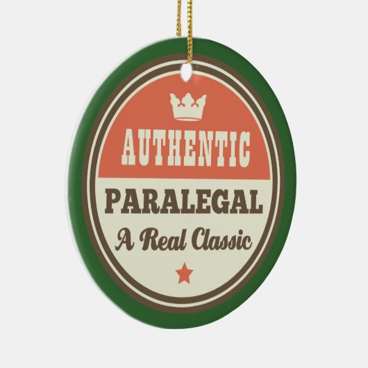 Authentiële paralegal een echte klassieke keramisch ornament (Rechts)