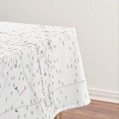 Authentische Nautical Chart Alaska Coast Tafelkleed (Voorbeeld)