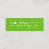 AUTHOR (moskeesvierkantjes) Mini Visitekaartje (Achterkant)