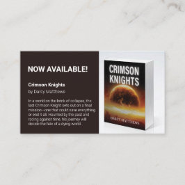 Author Promotional Book Marketing Photo Visitekaartje