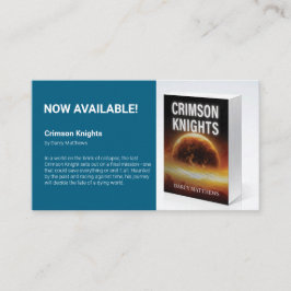 Author Promotional Book Marketing Photo Visitekaartje