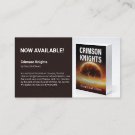 Author Promotional Book Marketing Photo Visitekaartje