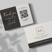 Author QR Code Book Review Request Minimal Informatiekaartje