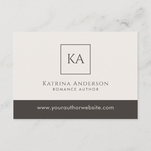 Author QR Code Book Review Request Minimal Informatiekaartje (Achterkant)