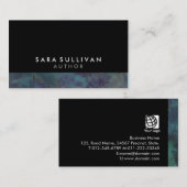 Author Writer Publishing Visitekaartje (Voorkant / Achterkant)