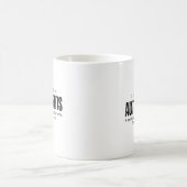 Author Writing Disease Authoritis Fun Gift Idea Koffiemok (Center)