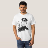 AUTHORITY COP CHARACTER FINGER FLIP T-SHIRT (Voorkant volledig)