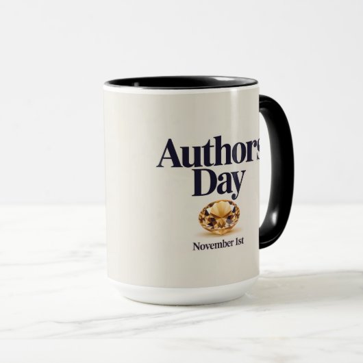Authors Day Citrine Combo Mug Mok (Voorkant rechts)