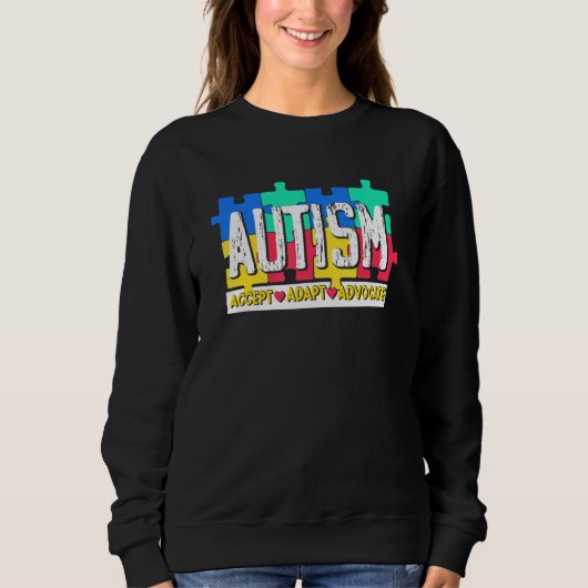 Autism Accept Adapt Advocate  Autistic  Autism Awa Trui (Voorkant)