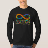 Autism  Accept Understand Love It s Ok Be Differen T-shirt (Voorkant)