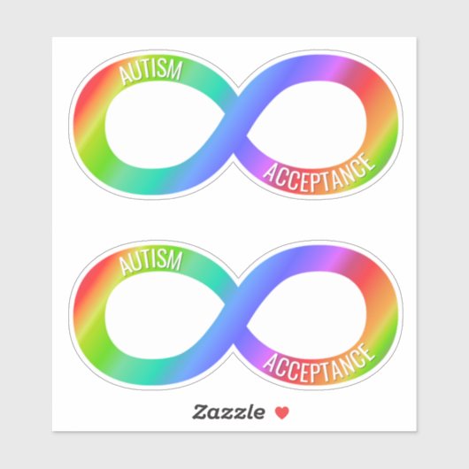 Autism Acceptatie Neurodiversity Vinyl Sticker Set (Vel)