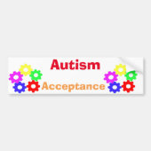Autism Acceptation Bumpersticker (Voorkant)