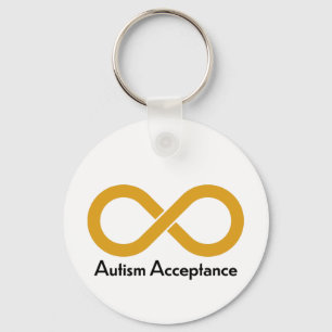 Autism Acceptation Sleutelhanger