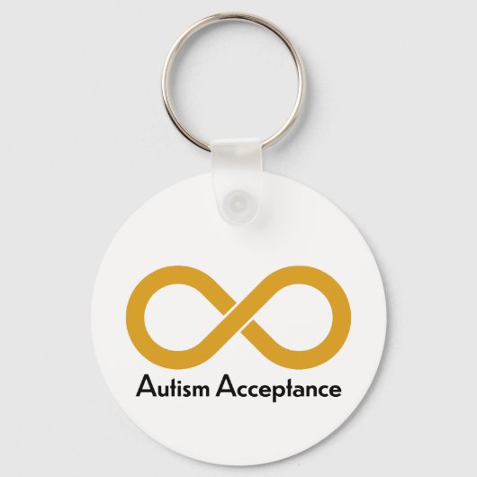 Autism Acceptation Sleutelhanger (Voorkant)